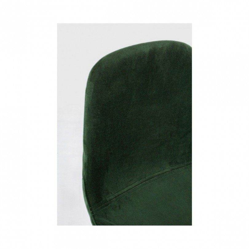 SGABELLO BAR IRELIA VELLUTO VERDE SCURO