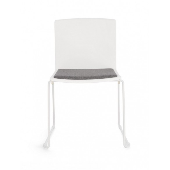 SEDIA GIULIA BIANCO/BIANCO