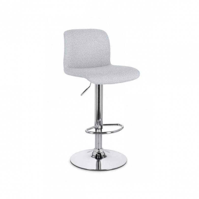 SGABELLO BAR RAFAEL CROMO-GRIGIO CHIARO SGABELLO BAR RAFAEL CROMO-GRIGIO CHIARO