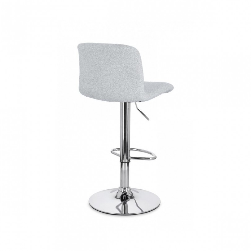 SGABELLO BAR RAFAEL CROMO-GRIGIO CHIARO SGABELLO BAR RAFAEL CROMO-GRIGIO CHIARO