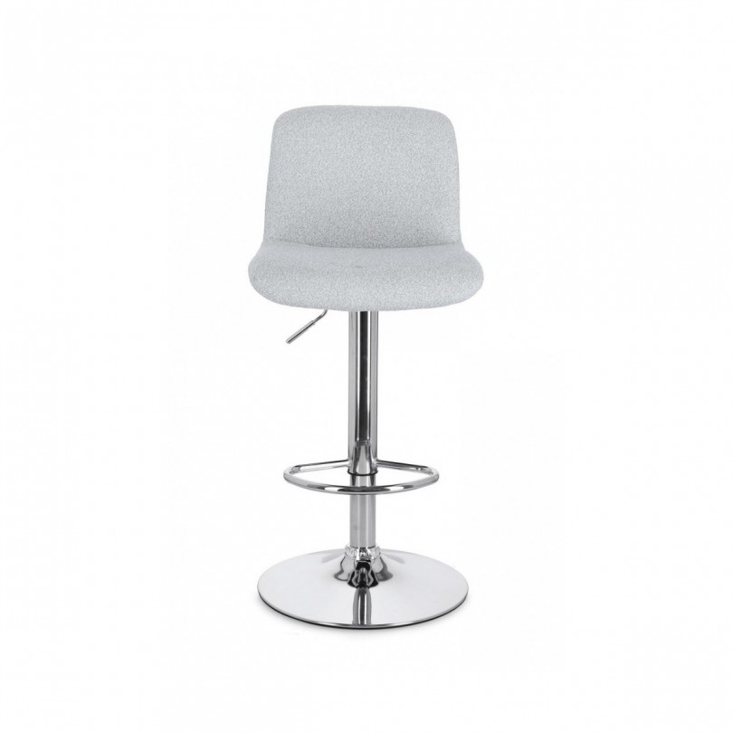 SGABELLO BAR RAFAEL CROMO-GRIGIO CHIARO SGABELLO BAR RAFAEL CROMO-GRIGIO CHIARO