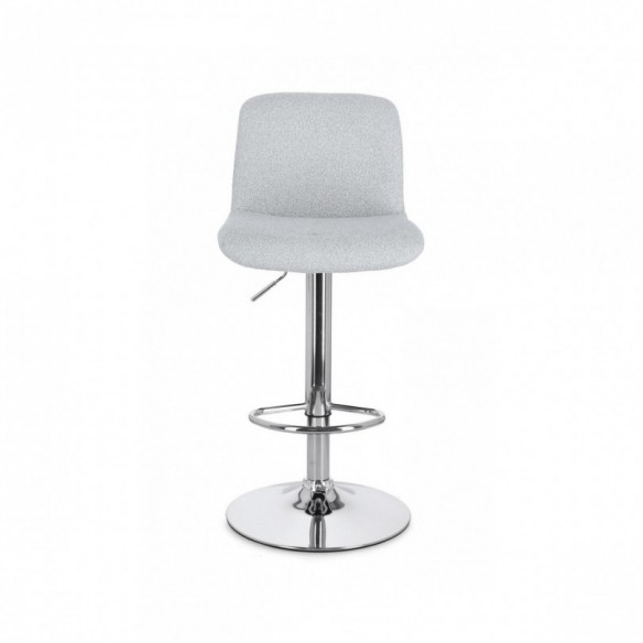 SGABELLO BAR RAFAEL CROMO-GRIGIO CHIARO SGABELLO BAR RAFAEL CROMO-GRIGIO CHIARO