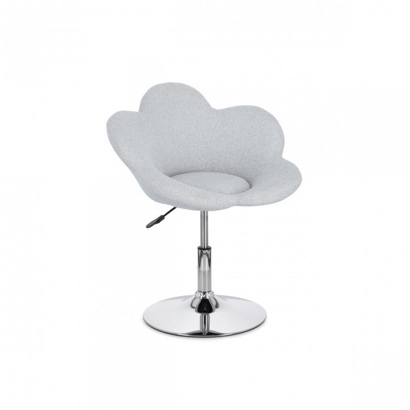 POLTRONCINA FLEUR CROMO-GRIGIO CHIARO