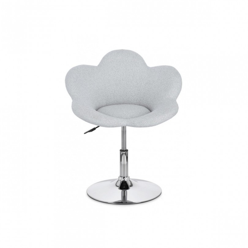 POLTRONCINA FLEUR CROMO-GRIGIO CHIARO