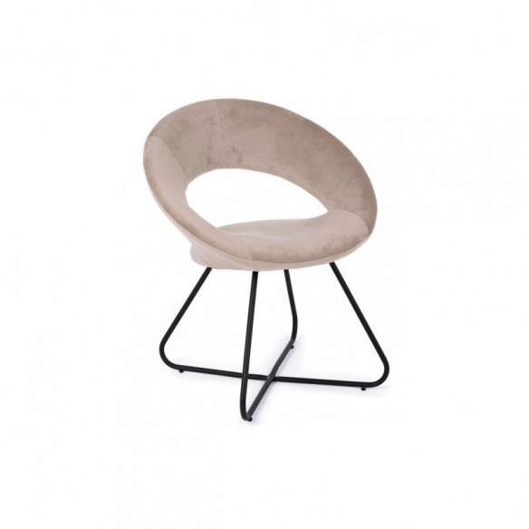 POLTRONA VANITY NERO VELLUTO TORTORA POLTRONA VANITY NERO VELLUTO TORTORA