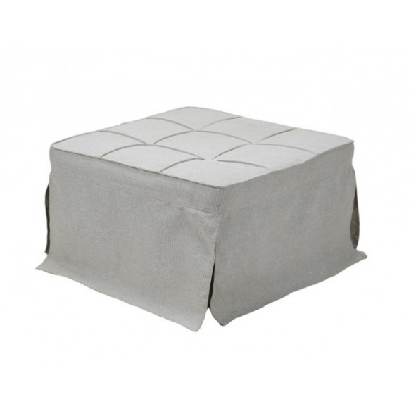 POUFF LETTO 1P BARNEY GRIGIO CHIARO