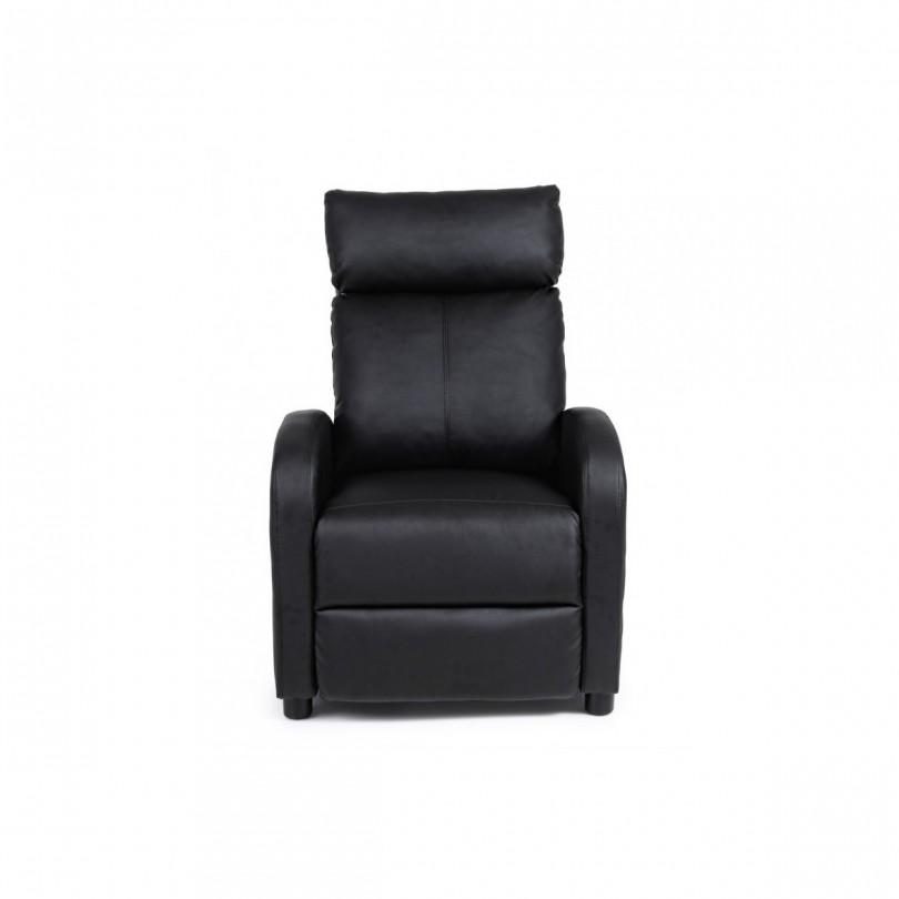 POLTRONA RECLINABILE DESIRE' PU NERO