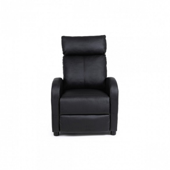 POLTRONA RECLINABILE DESIRE' PU NERO
