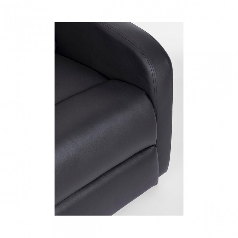 POLTRONA RECLINABILE DESIRE' PU NERO