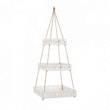 VASSOIO SOSPESO HILARIS 3P RETT BIANCO