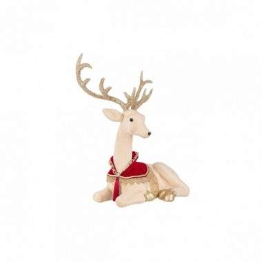 RENNA COLYN SEDUTO ROSSO-ORO 41X51H