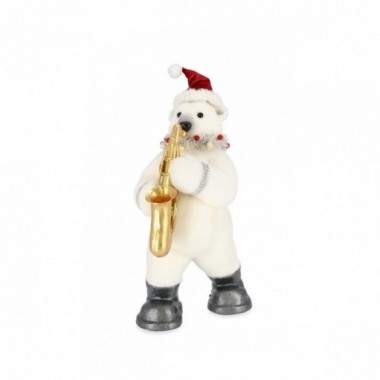 ORSO STEVIE STAND BIANCO C-SASSOFONO H51