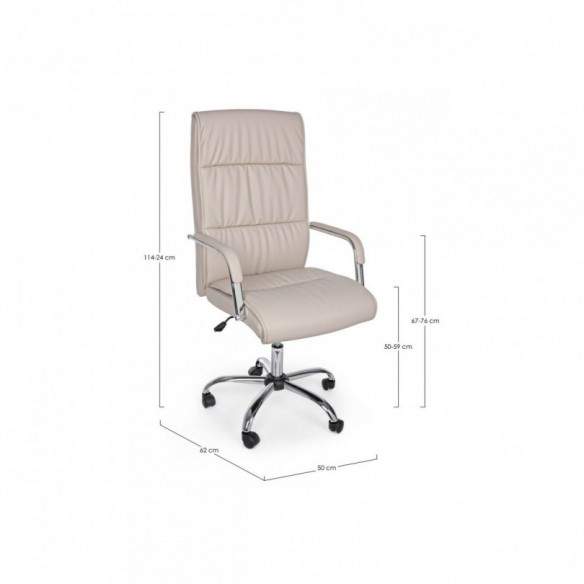 POLTRONA UFF. C-BR QUEENSLAND TORTORA