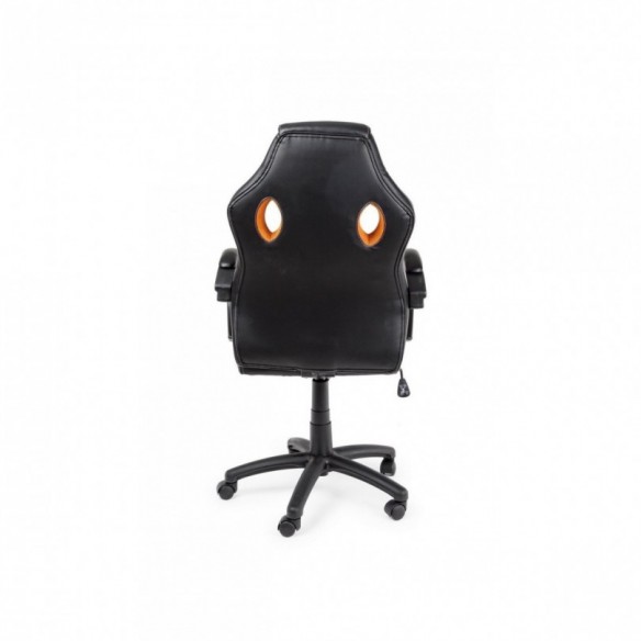 POLTRONA UFF C-BR RACING NERO-ARANCIO