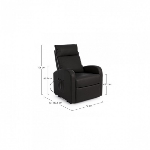 POLTRONA LIFT ALZAPERS NERO