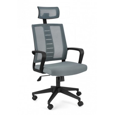 POLTRONA UFFICIO C-BR ROMAN GRIGIO SCURO