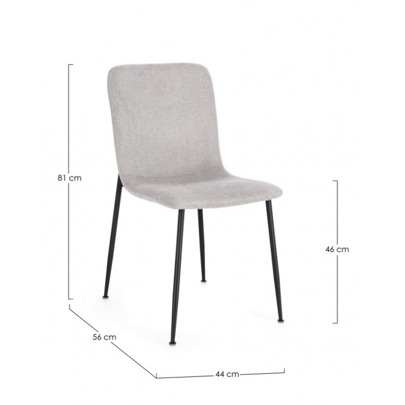 SEDIA RINAS GRIGIO CHIARO