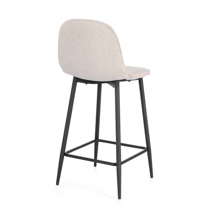 SGABELLO CUCINA IRELIA NERO/BEIGE SGABELLO CUCINA IRELIA NERO/BEIGE