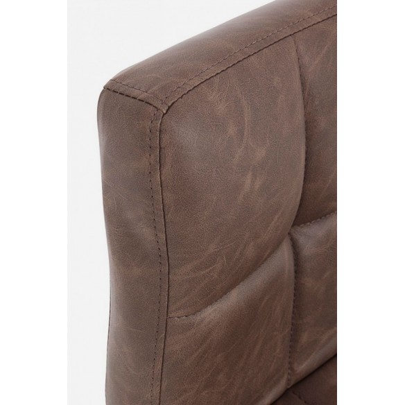 SGABELLO BAR GREYSON MARRONE VINTAGE SGABELLO BAR GREYSON MARRONE VINTAGE