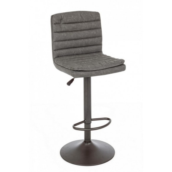 SGABELLO BAR CONNOR GRIGIO SCURO VINTAGE