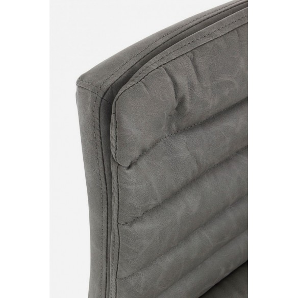 SGABELLO BAR CONNOR GRIGIO SCURO VINTAGE