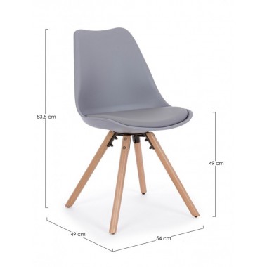 SEDIA NEW TREND GRIGIO 2