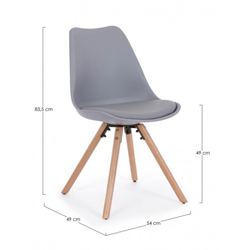 SEDIA NEW TREND GRIGIO