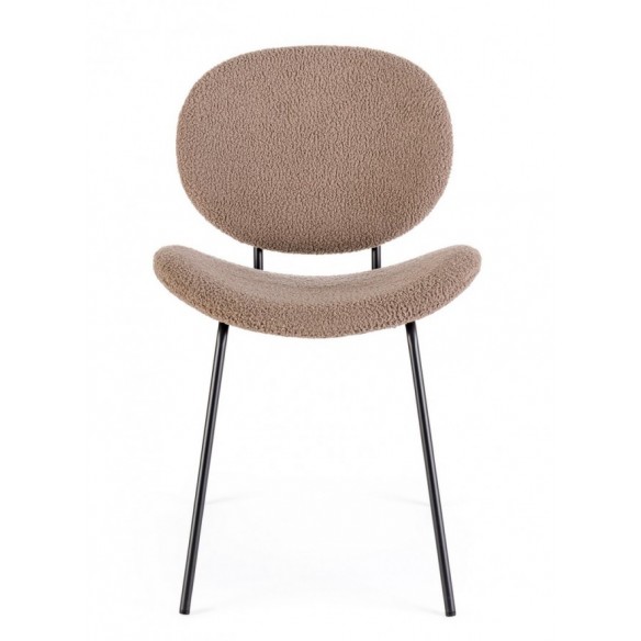 SEDIA MADDIE MARRONE