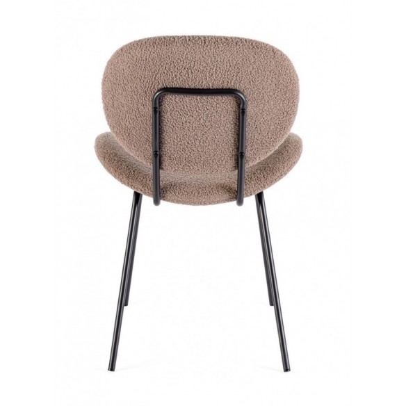 SEDIA MADDIE MARRONE