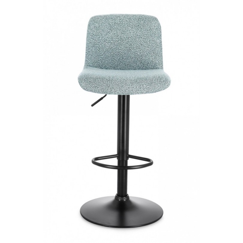 SGABELLO BAR RAFAEL NERO-ACQUAMARINA