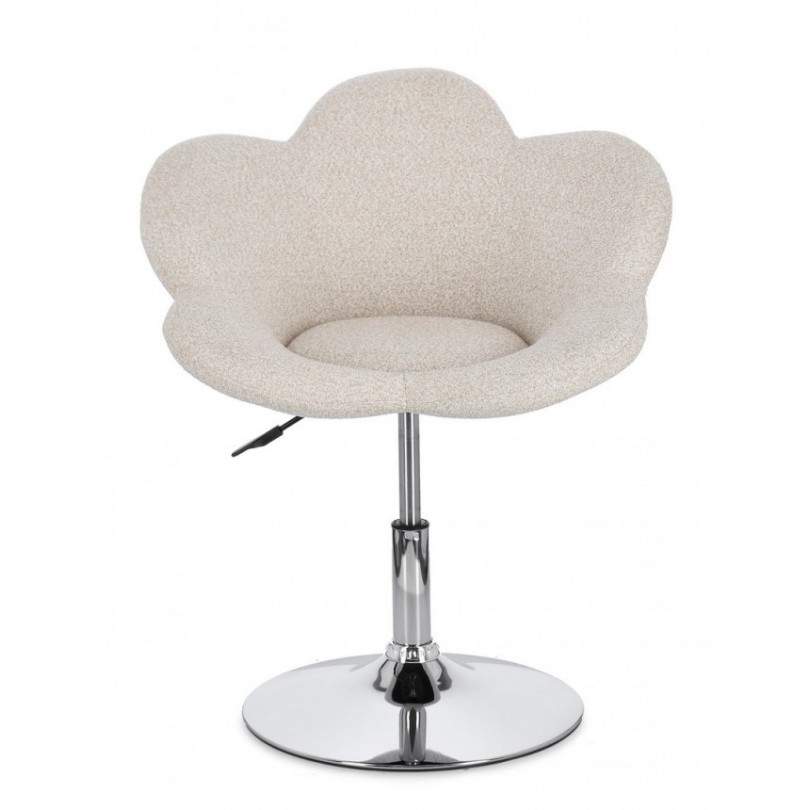 POLTRONCINA FLEUR CROMO-BEIGE