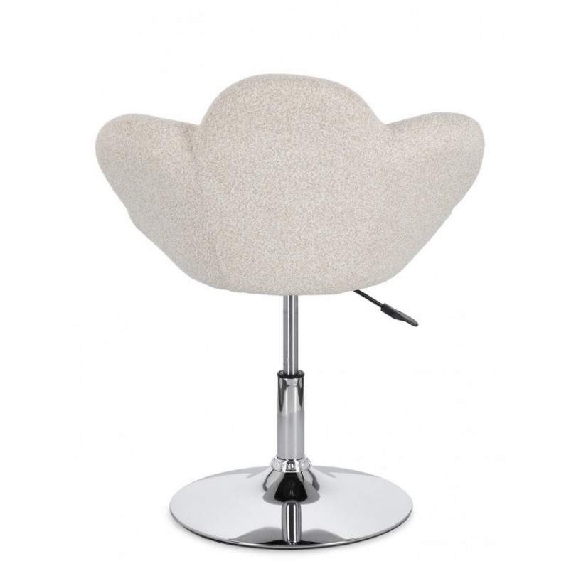 POLTRONCINA FLEUR CROMO-BEIGE