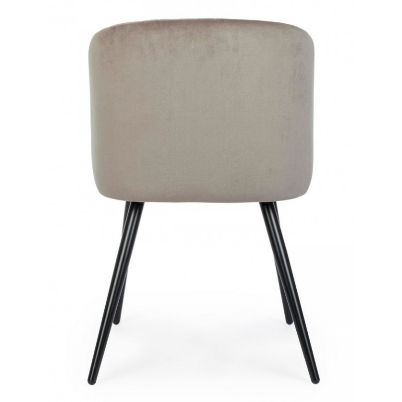 SEDIA QUEEN VELVET TORTORA SEDIA QUEEN VELVET TORTORA