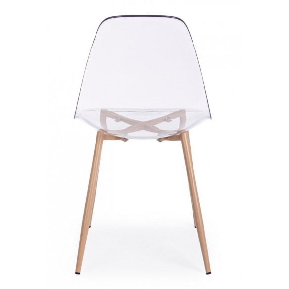 SEDIA MANDY TRASPARENTE
