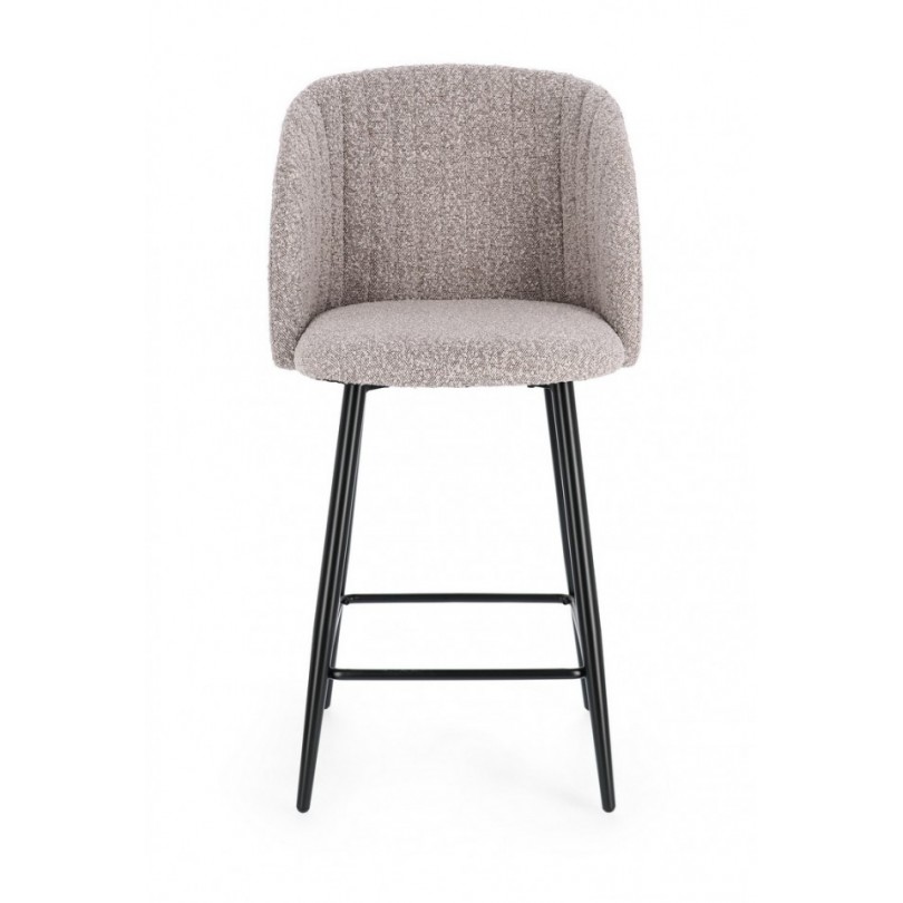 SGABELLO CUCINA QUEEN NERO/VISONE