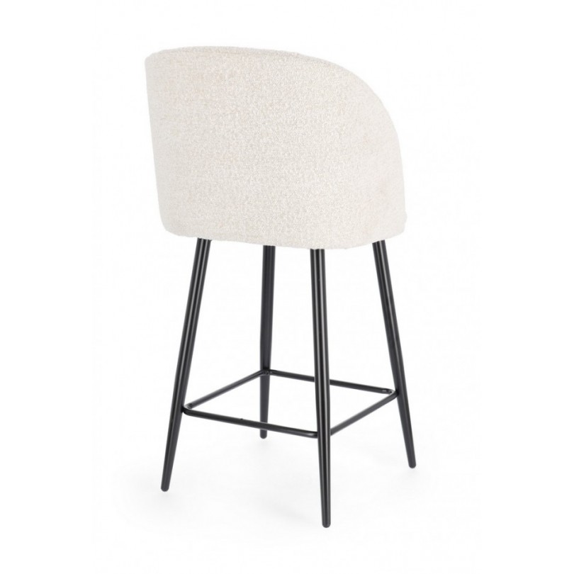 SGABELLO CUCINA QUEEN NERO/AVORIO