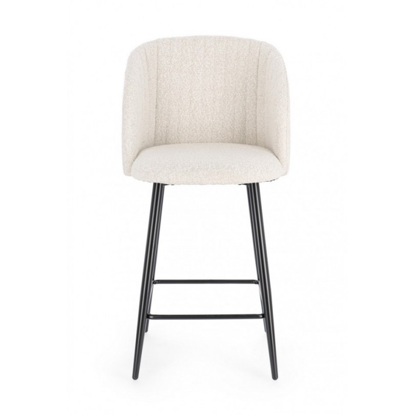 SGABELLO CUCINA QUEEN NERO/AVORIO