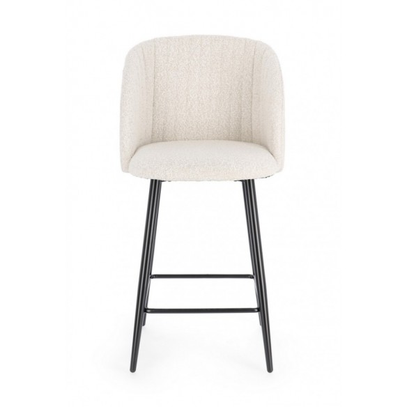 SGABELLO CUCINA QUEEN NERO/AVORIO