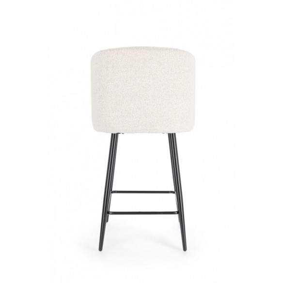 SGABELLO CUCINA QUEEN NERO/AVORIO