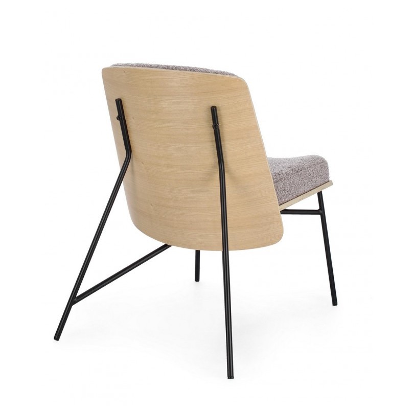 POLTRONA EMERSON VISONE