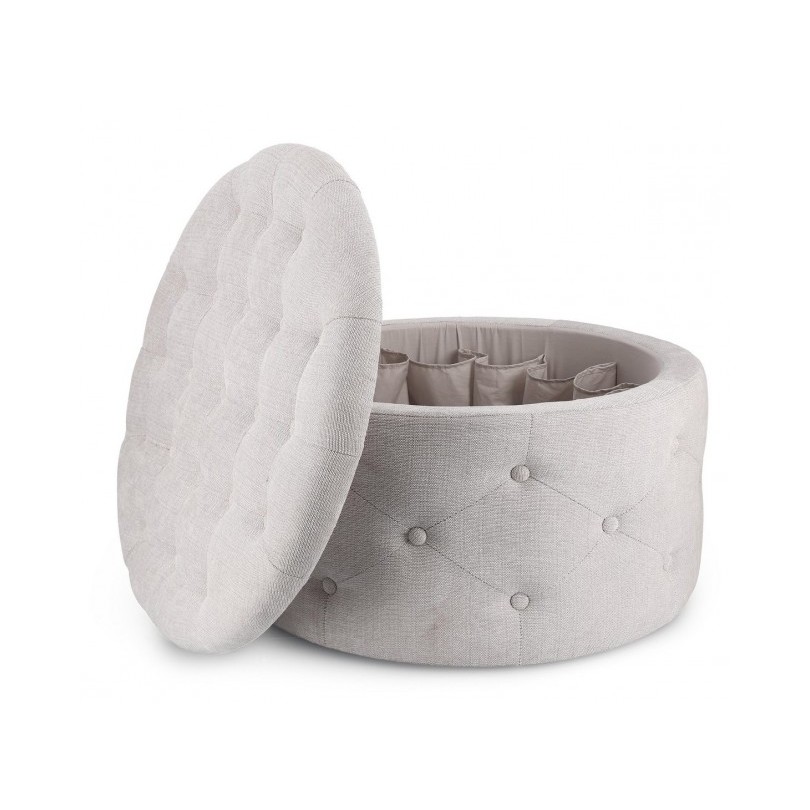 POUF CONT. P.SCARPE ERNESTINE GRIGIO CH