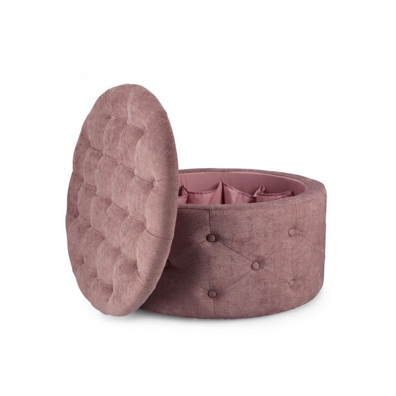 POUF CONT. P.SCARPE ERNESTINE DARK ROSE
