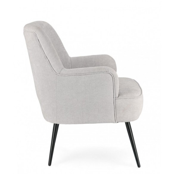POLTRONA ERNESTINE GRIGIO CHIARO
