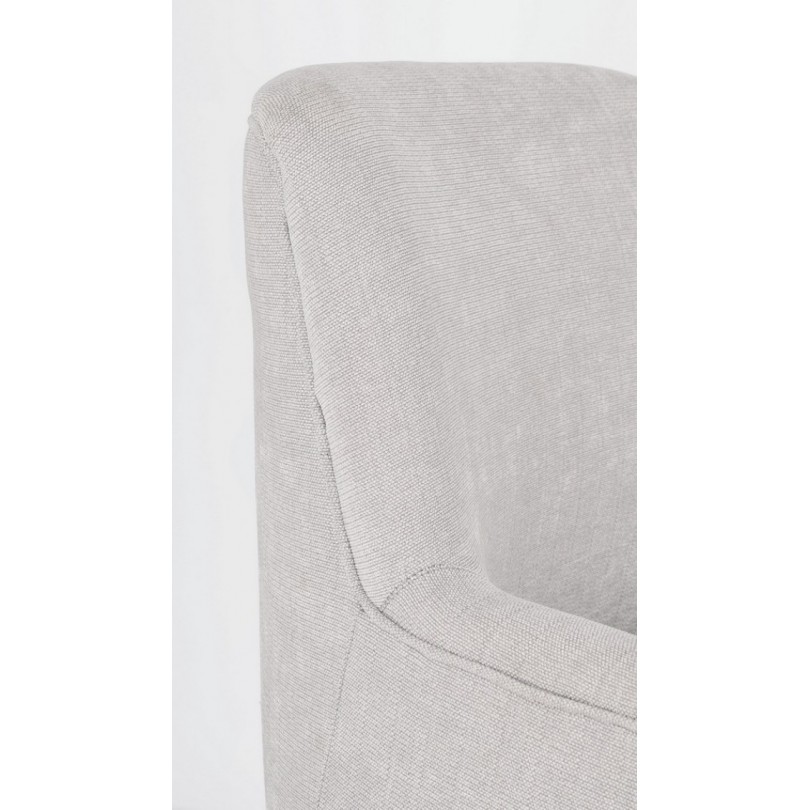 POLTRONA ERNESTINE GRIGIO CHIARO