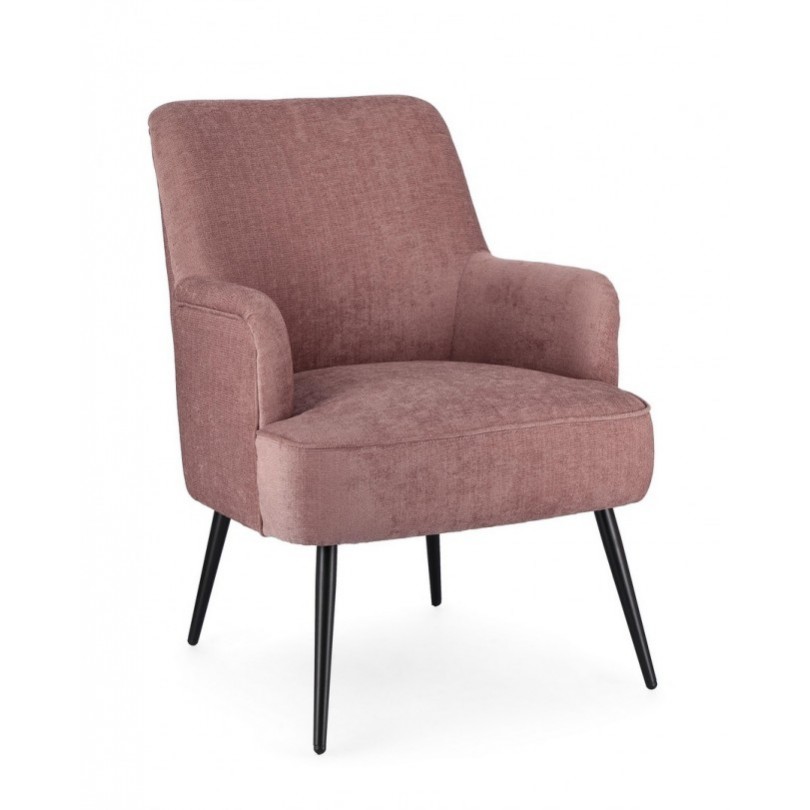 POLTRONA ERNESTINE DARK ROSE