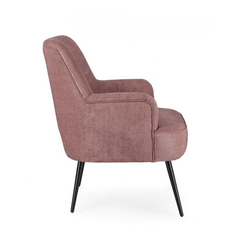 POLTRONA ERNESTINE DARK ROSE