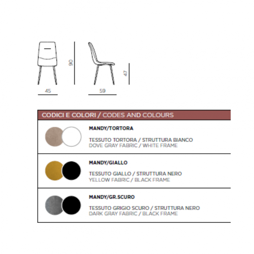 Sedia MANDY - IKONE