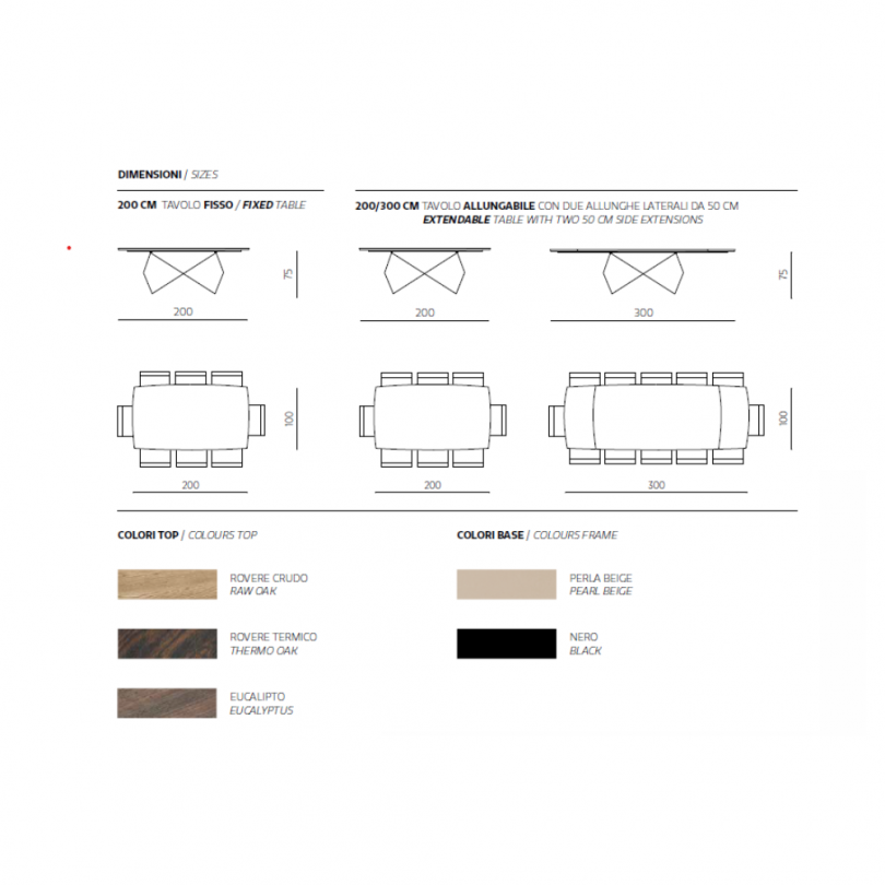 Tavolo fisso WALL - CAPODARTE