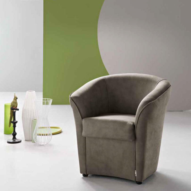 Poltrona VALENTINA Nabuk - IKONE