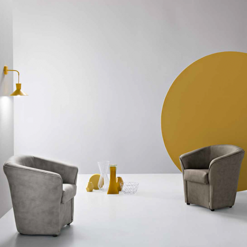 Poltrona VALENTINA Nabuk - IKONE